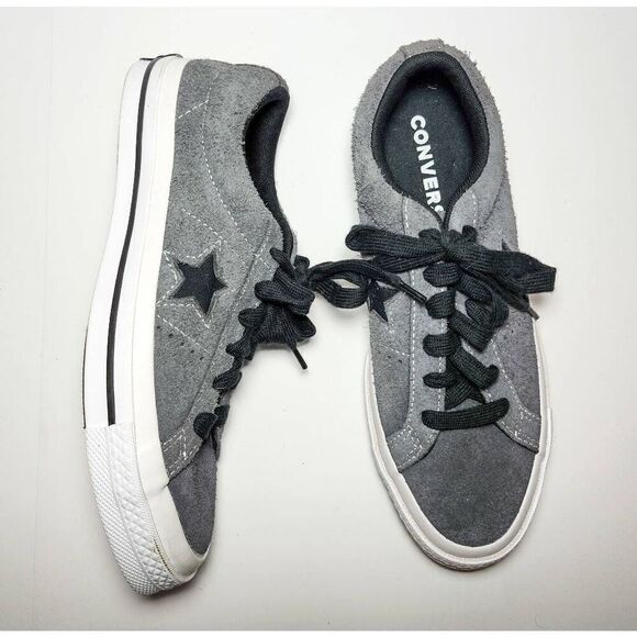 Converse Chuck Taylor One Star OX 263680C Gray Sneakers Boys Size 6 Kids Youth - Picture 1 of 8